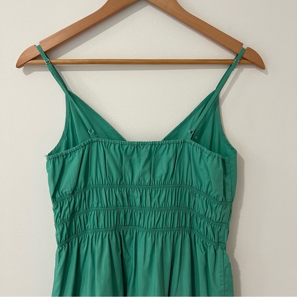 Rails "Carmen" Green V-Neck Knee Length Summer Dress S ($228) - Picture 5 of 8